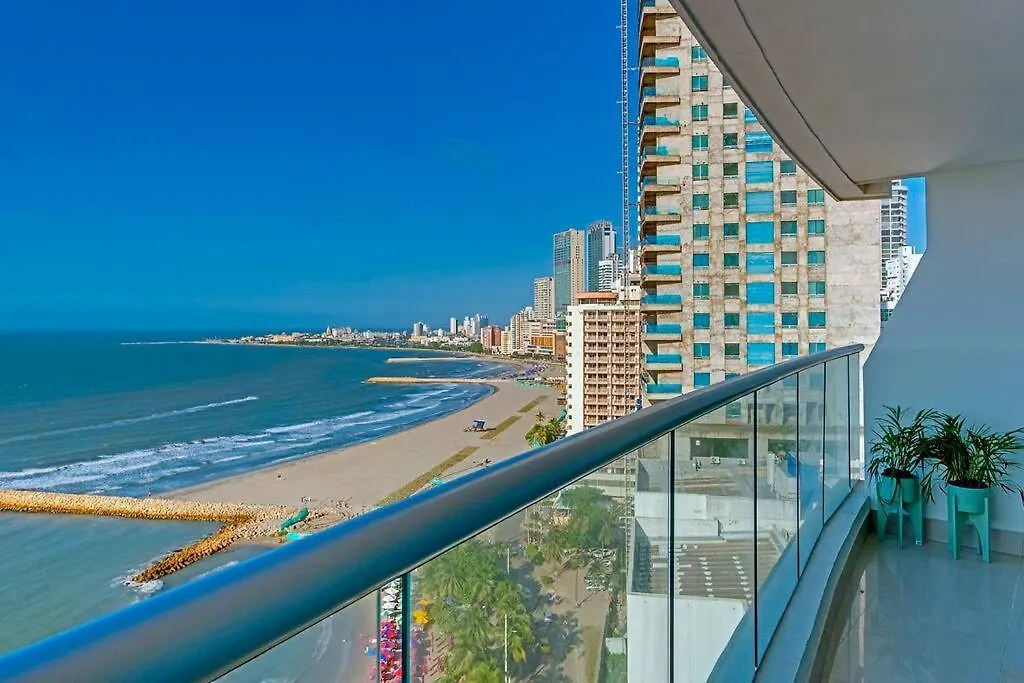 Moderno Apartamento En Frente De La Playa. Cartagena 0*,  Colombia
