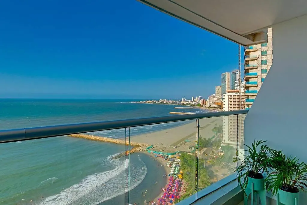 Moderno Apartamento En Frente De La Playa. Cartagena Apartment